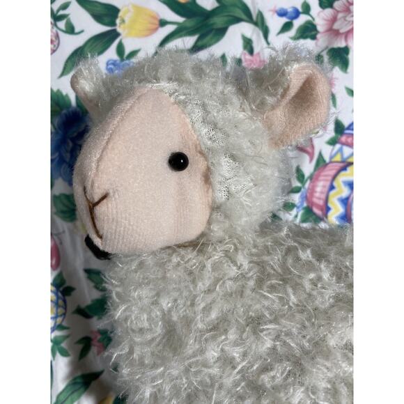 Creative Co-op Little Lamb Stuffed Animal Soft Room Decor Baby Shower Plush - Picture 7 of 8
